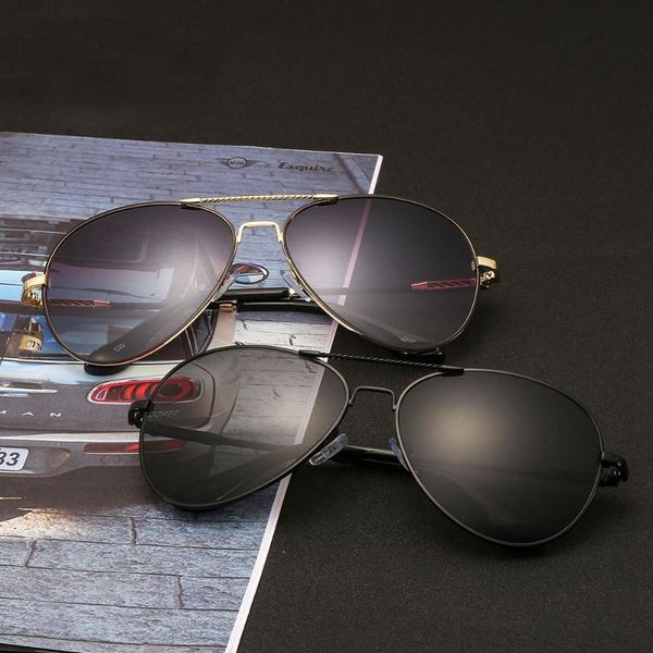 

pilot sunglasses classic polarized sun glasses brand real limited version eyewear 3025, Blue