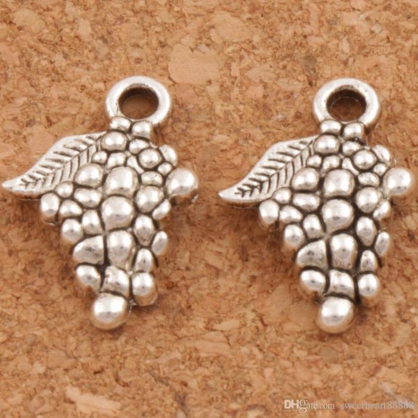 

грейпфрут шармов 200pcs много 18x12.8mm антикварные серебряные ювелирные изделия diy l363 заключений ювелирных изделий компоненты, Bronze;silver