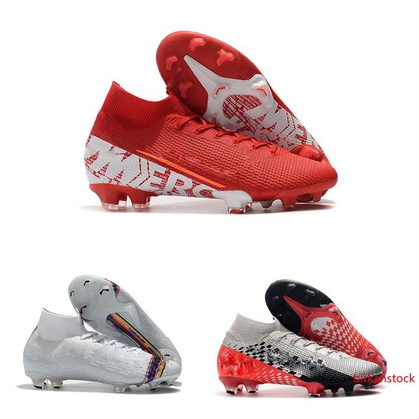 

мужской superfly 7 elite se fg durable high помощь футбол leats роналду cr7 открытых бутс mercurial испарение 13 elite sg