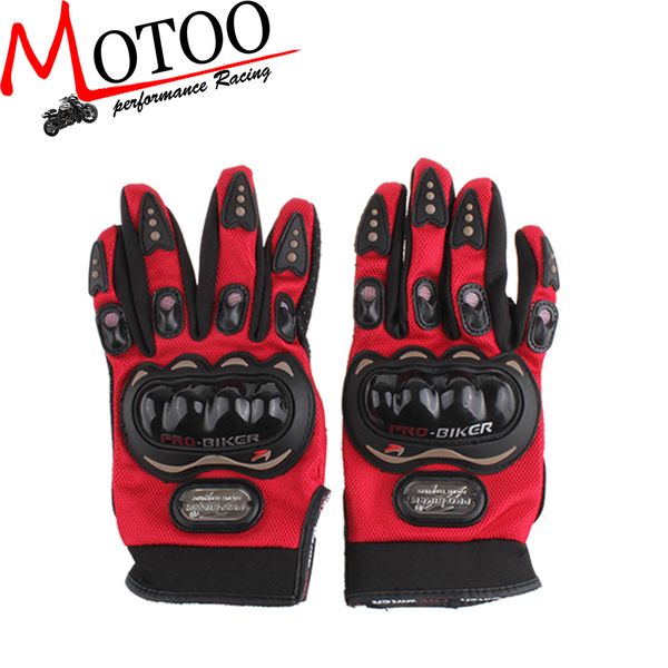 

motoo - professional motorcycle gloves protect hands full finger breathe y flexible gloves motorcycle for four seasons, Black