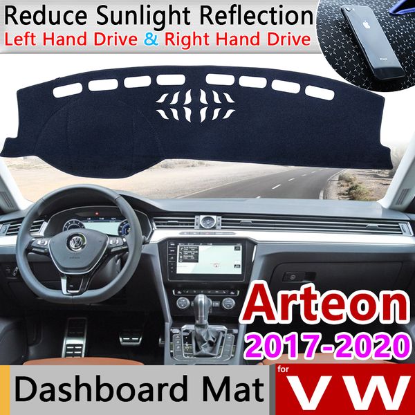 

for vw arteon 2017 2018 2019 2020 anti-slip mat dashboard cover pad sunshade dashmat protect carpet accessories rug