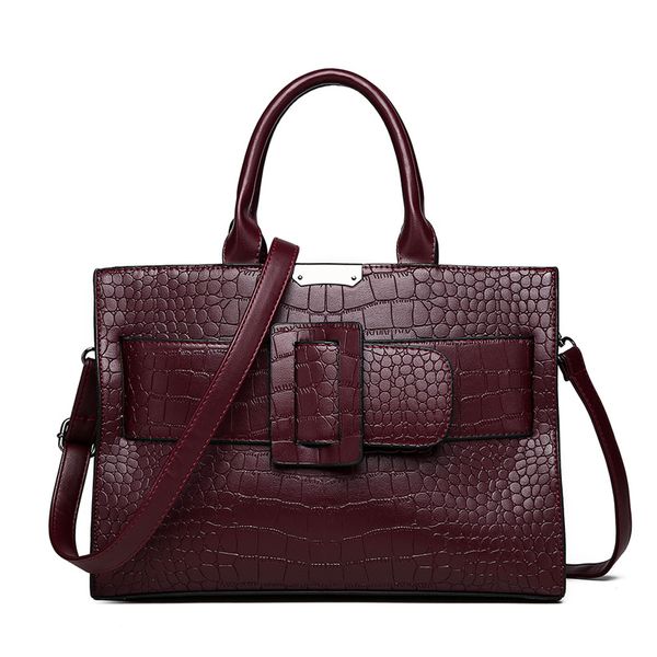 

2020 new european and american crocodile pattern handbags