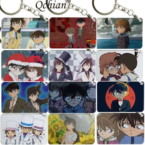 Japan Anime Detective Conan Kaitou Kiddo Acrylic Key Ring Pendant Keychain Gift