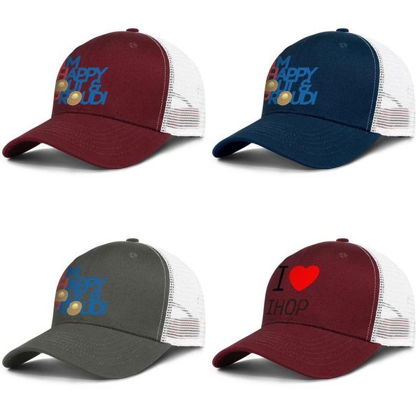

унисекс ihop блины хорошего дня регулируемый trucker cap cricket заказ уникальные моды бейсбол hat, Blue;gray