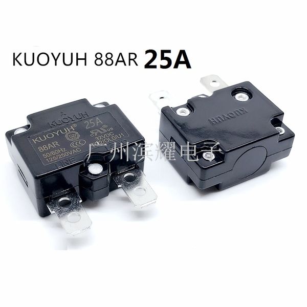 

circuit breakers 25a 88ar series taiwan kuoyuh overcurrent protector overload switch automatic reset