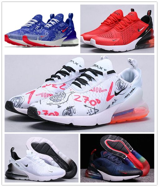

2019 new nb pnike air nb pmax 270 man wome running hoe air 27c graffiti gradient port neaker max 270 outdoor walking hoe ize 36 45