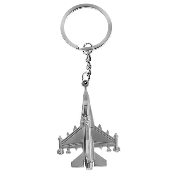 

брелок кулон сплава самолет шаблон брелок украшения-серебро, Silver