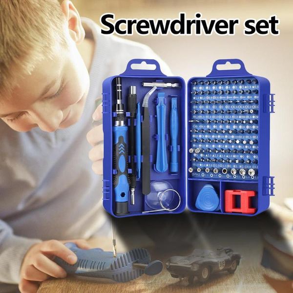 

117 in 1 screwdriver set of screw driver bit set multi-function precision mobile phone repair device hand tools torx hex