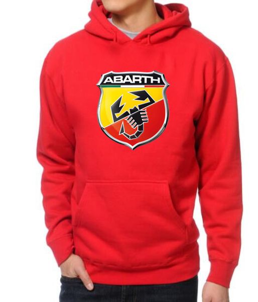 

new autumn winter fashion abarth sweatshirt men hoodies coat with cap print hooded hoody jackets pullovers d