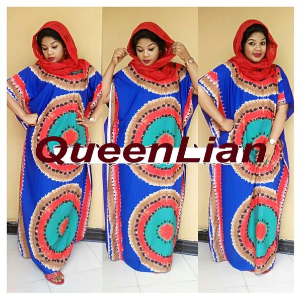 

hj новых африканских 100% хлопок африканских печатей дашка нового дизайн yamdou свободного размер втулка сыпучие 4 clolors для лада, Red