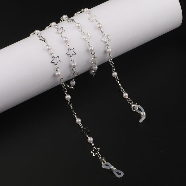 

simple handmade copper star simple handmade copper pearl pearl star glasses chain glasses chain