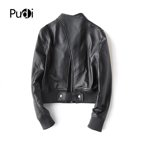 

women's jackets pudi a22293 2021 fashion women real sheep leather ball coat lady genuine leisure motorcycle jacket fall/winter, Black;brown