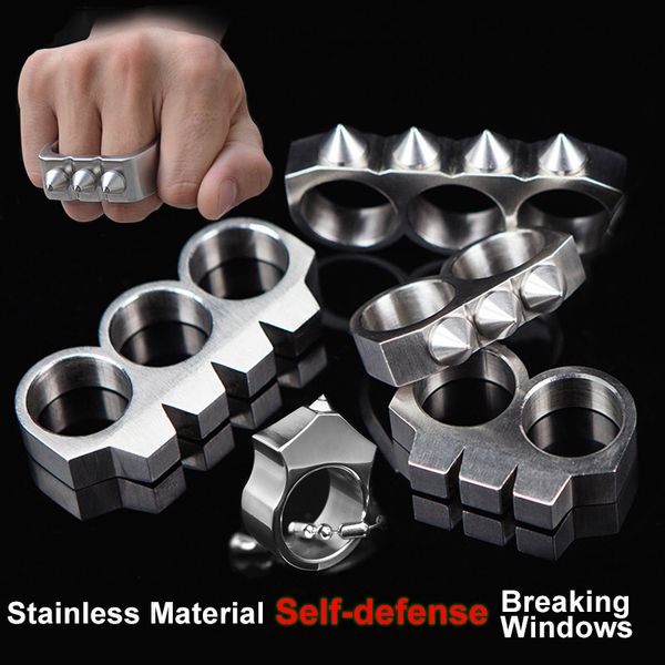 

Key chain ring buckle outdoor elf defen e weapon breaking window tool fa hion chri tma gift tainle teel finger ring