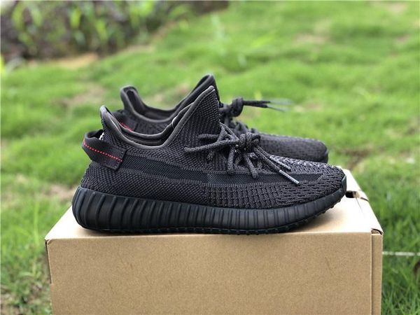 

v2 black 3m mens womens running shoes yeezreel yecheil citrin cloud white glow in the dark kanye west designer trainers sports sneaker