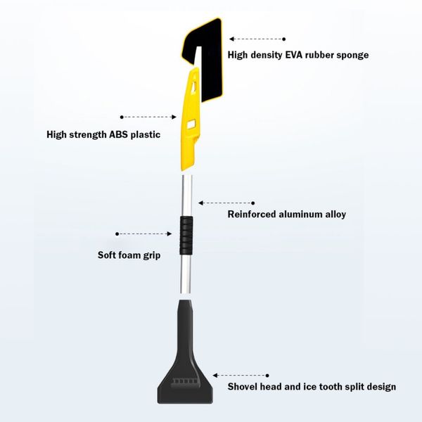 

ice scraper window snow squeegee blade snow shovel car water squeegee wrapping tools for deicing and sweeping bal 2020 new