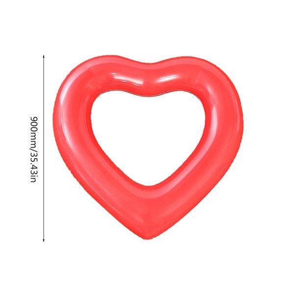 

pool party float raft love pattern inflatable pvc swimming ring pool float seat for children kids