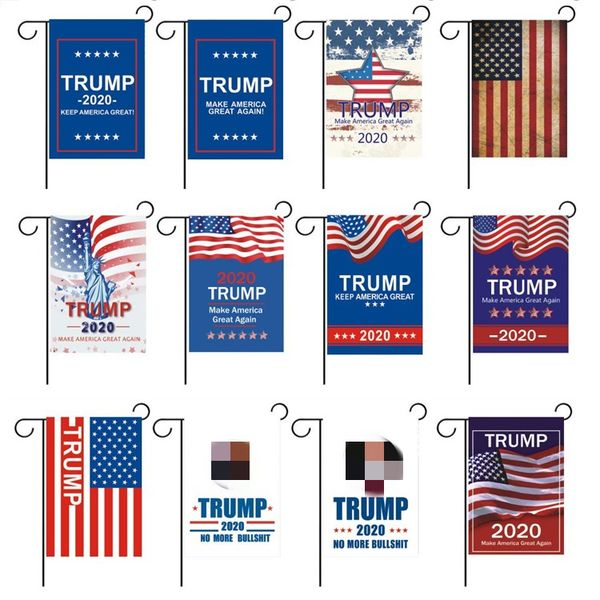 

trump garden flags 30 x 45cm outdoor decorate usa president general election banner 2020 trump flag pennant banner flags 5051
