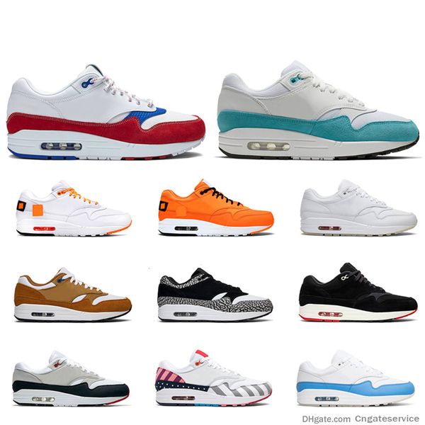 

2019 men women running shoes 1 anniversary royal patch atomic teal parra university blue 87 mens trainers fashion sports sneakers on sale