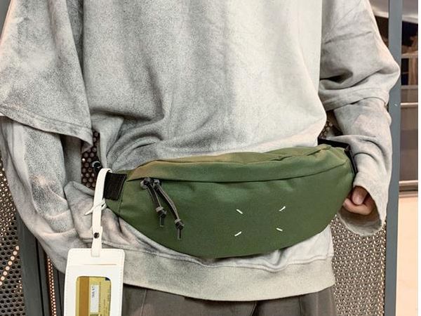 

chest bags female diagonal cross wild simple tooling diagonal bag canvas chest bag waist bag men and women ing