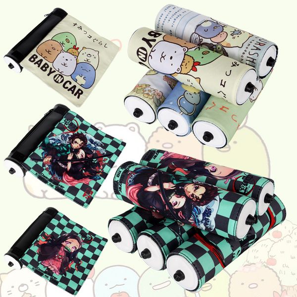 

demon slayer kimetsu no yaiba anime cosplay canvas pen bag kamado tanjirou nezuko pencil storage box stationery for student gift