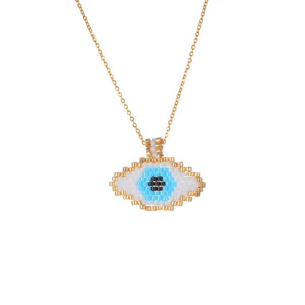 

evil turkish eye necklace for women blue necklace silver rose gold chain minimalist choker lucky jewelry