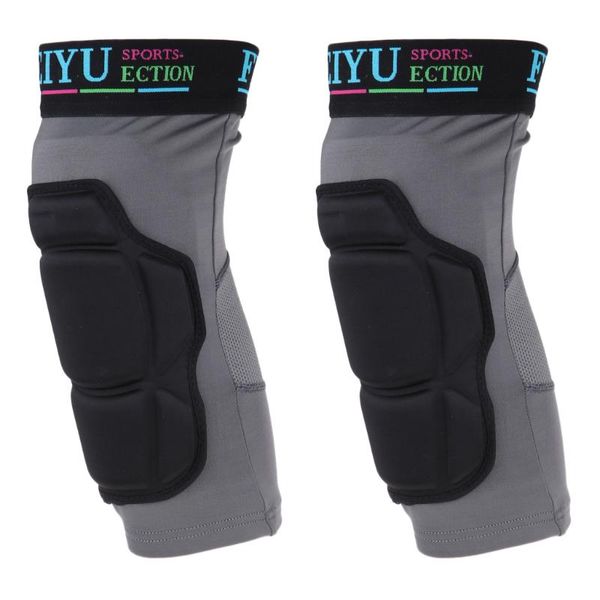 

neoprene knee cap guard support brace compression sleeve for skiing skateboard snowboard, Black;gray