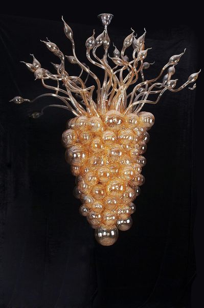

handmade blown murano galss modern chandelier pendant lamps italy design customized glass hanging led lightings for home decor