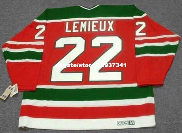 

wholesale mens claude lemieux new jersey devils 1991 ccm vintage retro hockey jersey, Black;red