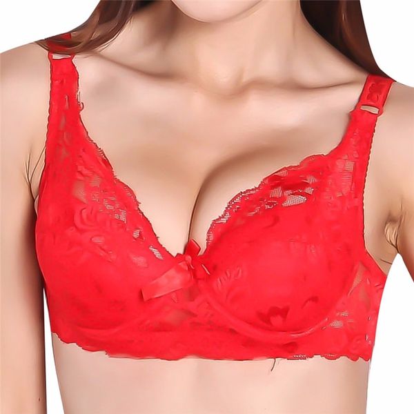 

32 -40b Brassiere Women Bra Sexy Underwire Padded Up Embroidery Lace Bra Casual Bras Women's Underwear