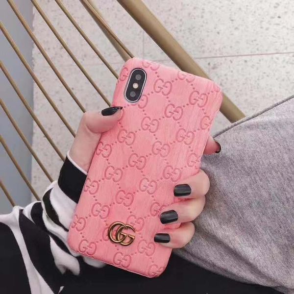 

случаи роскоши дизайнер телефон для iphone 11Pro Max XR XS 6/7/8 плюс PU кожа моды чехол для Samsu