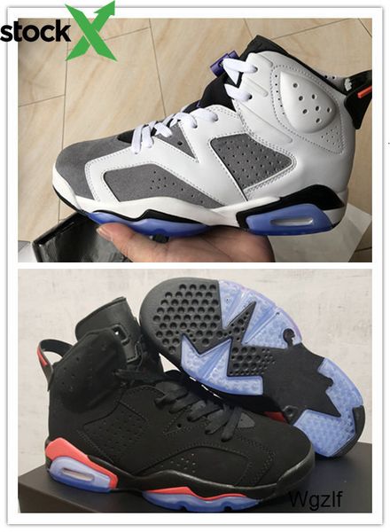 

2020 new 6 black infrared red fiint men basketball shoes sports 6s outdoor fashion trainers sneakers discount size 36-47