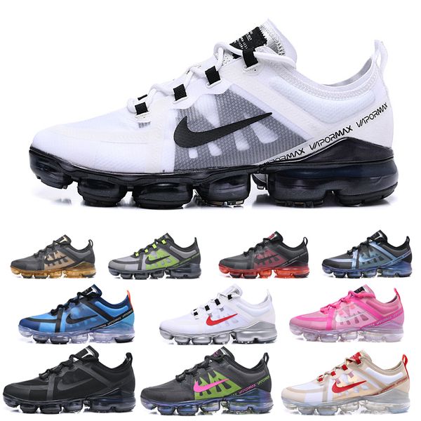 

2019 flair cushion women running shoes run utility triple black plum chalk mens designer sneakers sports trainers size 36-45 h-6dc1v