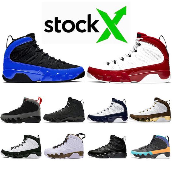 

jumpman 9 9s men basketball shoes bred gym red black blue dream it do it mens designer trainers sports shoes sneakers, White;red