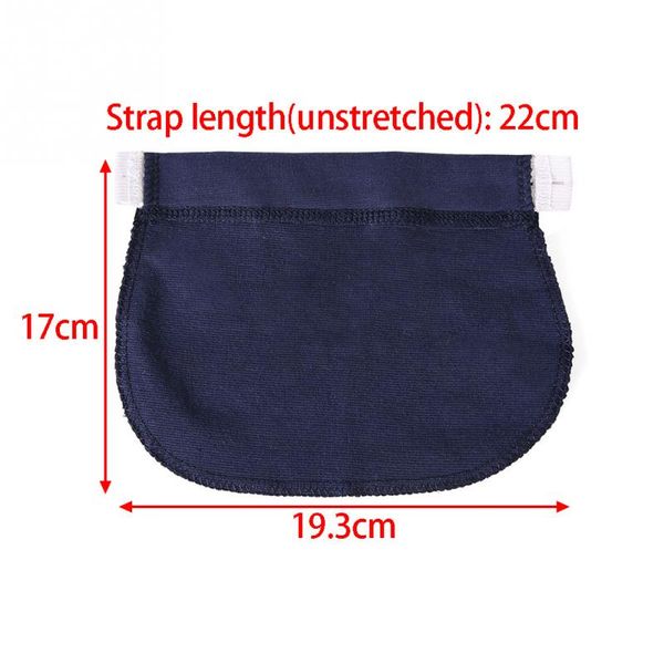 

maternity waistband elastic extender soft pants belt extension buckle button lengthening pregnant women pregnancy adjustable, Blue