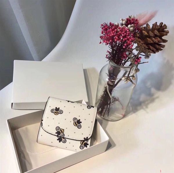 

designer wallet bee stars short wallets good quality fashion fresh c0py cfy2002224*5, Red;black