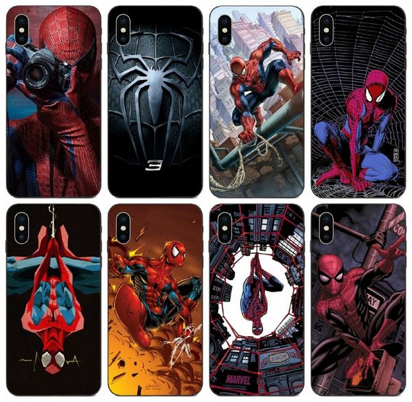 

tongtrade] человек-паук человек-паук логотип marvel case hero для iphone 11 pro max x xs 8s 8 7s 7 6 plus galaxy j2 huawei p20 sony xperia