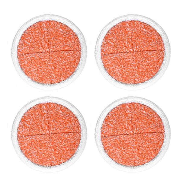 

4 packs heavy scrub mop pads replacement for bissell spinwave 2039a 2124 powered hard floor mop