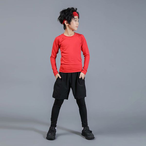 

2019 winter children's thermal underwear 3 piece set round neck warm children's clothing set boys and girls long john pajamas, Black;blue