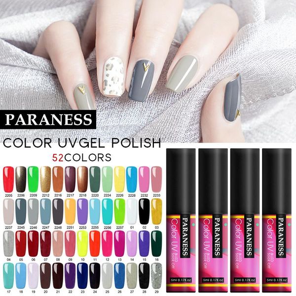 Paraness чистого ногтей Polish цвет гель Лак для ногтей Art Гель лак Soak Off UV Gel Nails польского Semi Постоянного Top Coat Лаки