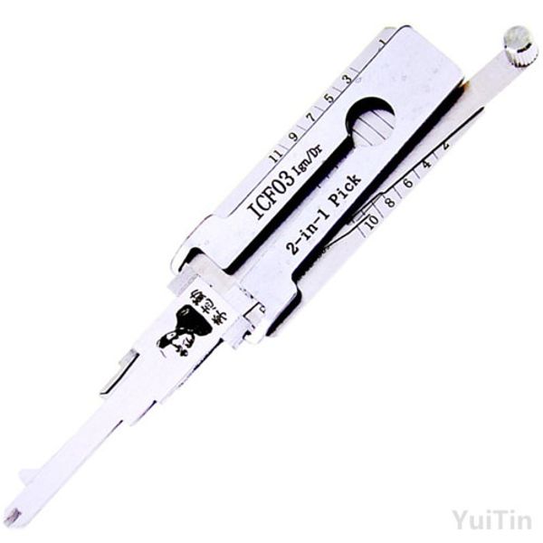 

Original LISHI Ford ICF03 2 in 1 Auto lock Pick and Decoder locksmith tool for ford