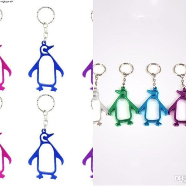 

alloy penguins beer bottle opener aluminum animal bottle opener with key chain lovely portable bottle openers lxl1204q-1, Silver