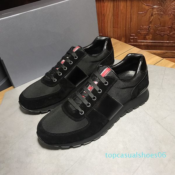 

luxury designer men women sneaker casual shoes low italy brand ace bee stripes shoe walking sports trainers chaussures pour 06tt, Black