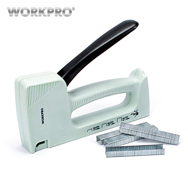 

workpro plastic nail gun manual staple gun furniture nailer stapler with 800 staples