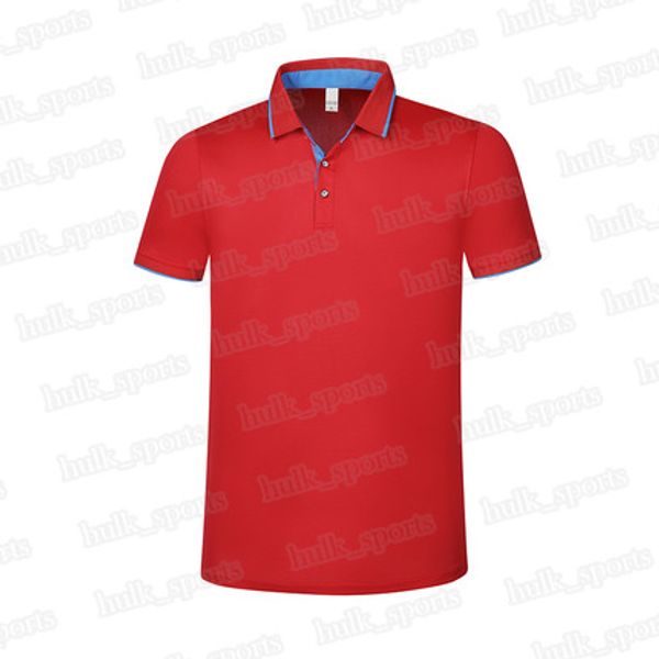 

2656 sports polo ventilation quick-drying men 2019 short sleeved t-shirt comfortable new style jersey396203, Black;red