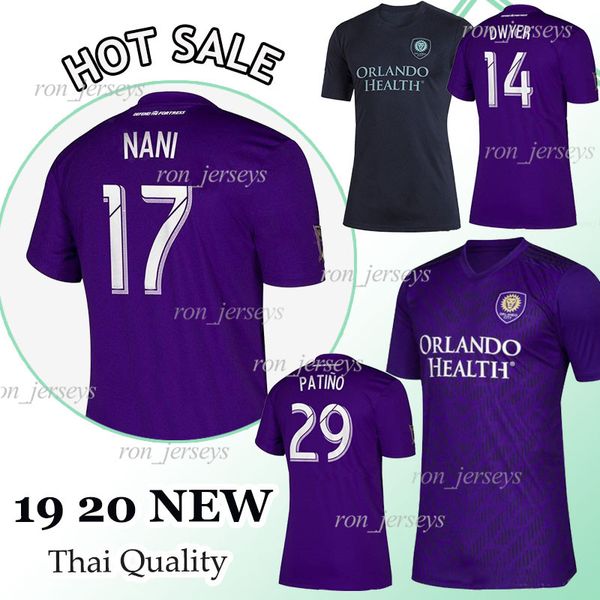 

Thai 2020 Orlando City home Soccer Jerseys 19/20 10 COLMAN 8 J. MENDEZ soccer Shirt DWYER NANI Football Uniform