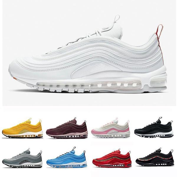 

2019 og qs tripel white black metallic gold silver bullet prm white 3m premium mens shoes for men women