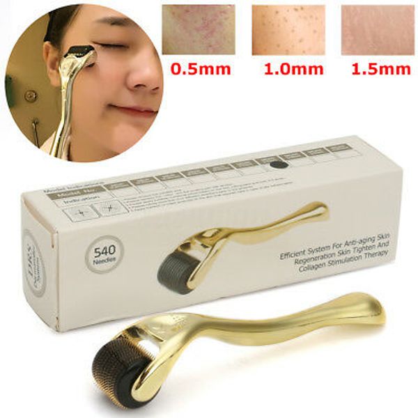 

drs540 gold microneedle дермы ролика dermaroller micro needle терапия
