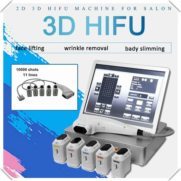 

2020 new arrival 3d hifu skin care equipment facial lifting skin tightening wrinkles removal high intensity focused ultrasound