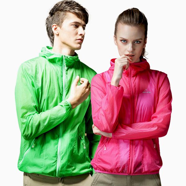 

loclimb outdoor brand anti-uv fishing hiking jacket women men summer outdoor trekking sport coats light waterproof jackets,am248, Blue;black