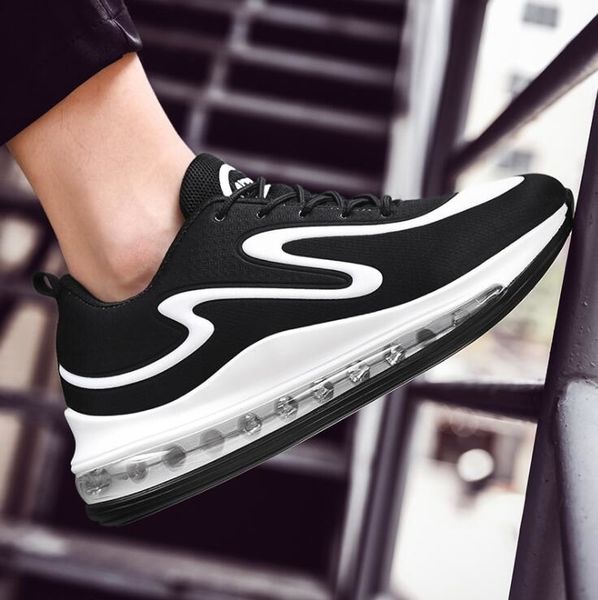 

дешевые мужчины кроссовки тройной черный мода мужчины trainer дышащие открытый спорт sneaker бесплатная доставка размер 40-44